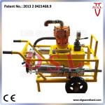 Hydraulic rock splitter with power pack for natural stone