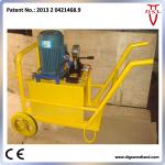 Rock splitter with hydraulic pump