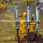 Pneumatic hydraulic split stone machine