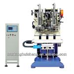 High-speed flat wire brush tufting machine with double head