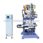 High speed flat wire tufting and drilling machine