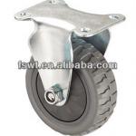 Medium Duty Grey Polyurethane Rigid Caster Wheel