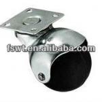 High Quality Black Sofa Rubber Swivel Casters