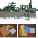 Full automatic nonwoven fabric folding and printing machine