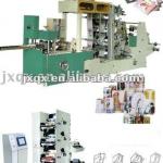 Automatic 1-8colors tissue paper cutting and folding machine