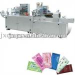 Full automatic wet wipe tissue folding and packaging machine