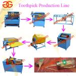 Wood toothpick production line/ Toothpick production line/ Bamboo toothpick production line