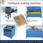 Best quality longlife bamboo toothpick making machine with whole production line