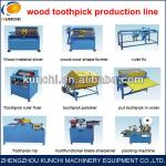 Most effective and automatic wooden toothpick machine with whole production line