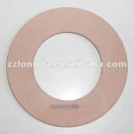 Engaving polishing wheel for glass U and V shaped