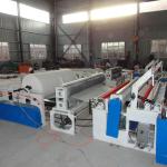 1575mm Semi-automatic tissue paper rewinding and embossing machine