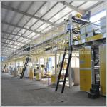 Automatic five layers corrugated cardboard production line