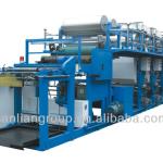 New stainless steel enclosed energy saving steam dried dyeing and embossing press