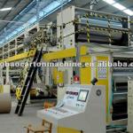Five layers corrugated cardboard production line