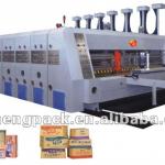 high speed automatic flexo feeding printing slotting die cutting machine