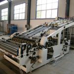 High speed semi-automatic corrugated paperboard lamination machine