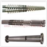 high quality conical twin screw barrel / twin conical screw barrel / PVC extruder screw barrel