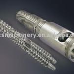 Conical Twin Extruder Screw and Barrel Bimetallic Barrel