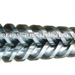 38 CrMoALA conical twin extruder screw barrel