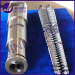 Bimetallic conical twin screw and barrel for PVC sheet,pipe