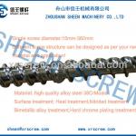 Hard chrome plating single screw and cylinder barrel for PVC EVA PE TPO sheet Extrusion Line