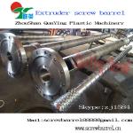 bimetallic screw barrel for plastic extruder machine