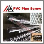 conical screw and barrel for pvc pipe