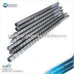 Single screw barrel for injection moulding machine-