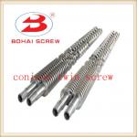 Hard Conical Twin Extruder Screw Barrel for Pvc Pipe and Profile