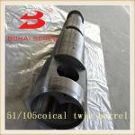 Extruder Conical Twin Barrel Screw polishing barrel