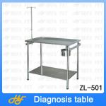 High quality sanity stainless steel Pet Diagnosis Table ZL-501