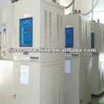 Dehumidifying dryer system for raw material of disk