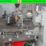 Nanjing Kaiyou Brand KY-50 and KY-65 Twin Screw Pelletizing Line for recycled PET crushed
