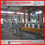 high quality parallel double screw extruder wood plastic wpc granulator wpc granulation line
