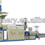 Double stage plastic granulating line-