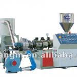 PVC conical twin-screw extruder and air-cooled prilling production line