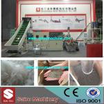 Waste plastic PP PE film pelletizing machine