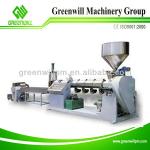 Pelletizing line for plastics rawmaterials