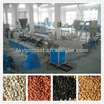 Compound plastic granulating machine line-