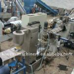 Water ring plastic pelletizing line