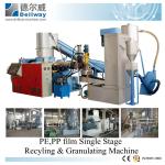 PE,PP Film Single Stage Recycling Granulating Machine