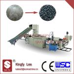 waste plastic recycling granulating system