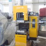 Rubber belt transfer molding press-