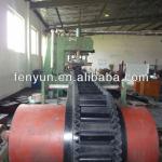 Corrugated sidewall conveyer belt forming and splicing machine