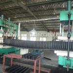 Corrugated sidewall conveyer belt vulcanizing press