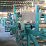 Rubber conveyer belt forming machine production line