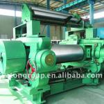 XK-550 Two roll mixing mill with blender