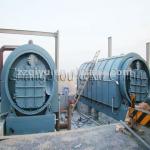 With Catalyst Tower Waste Tire to Oil Machine