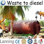 No pollution waste tyre pyrolysis plant