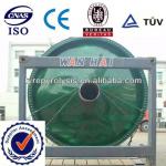 2013 updated design continuous waste tyre recycling machine with hydraulic auto feeder